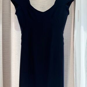 Zac Posen Rich Blue Mini Dress